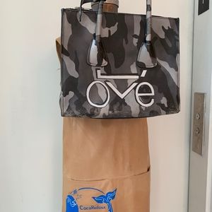 Love and Joy Pebble Leather Tote